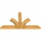 Ekena Millwork Richland Rough Sawn Timber Gable Bracket, Western Red Cedar, 72"W x 42"H x 4"D x 6"F, 14/12 Pitch GBW072X42X0406RIC00RWR - alternate 3